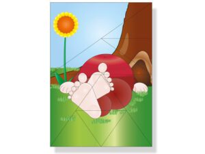 puzzel slapende kabouter A3 Valentine's Forest