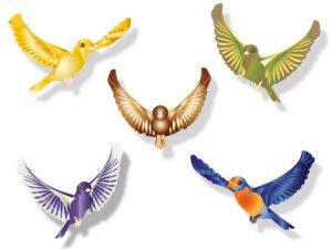 magnetische najaarsvogels Valentine's Forest