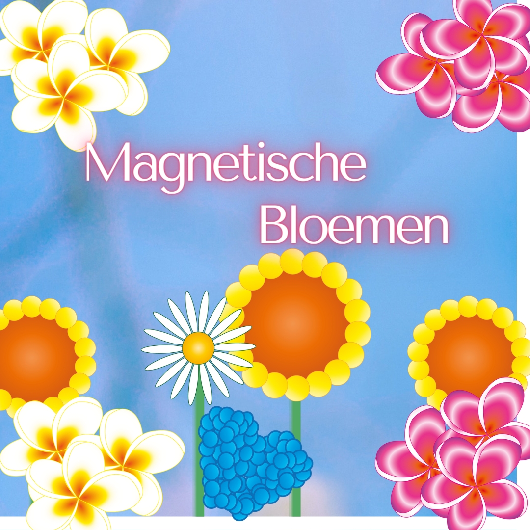 Magnetische bloemen set voor de babykamer of koelkast