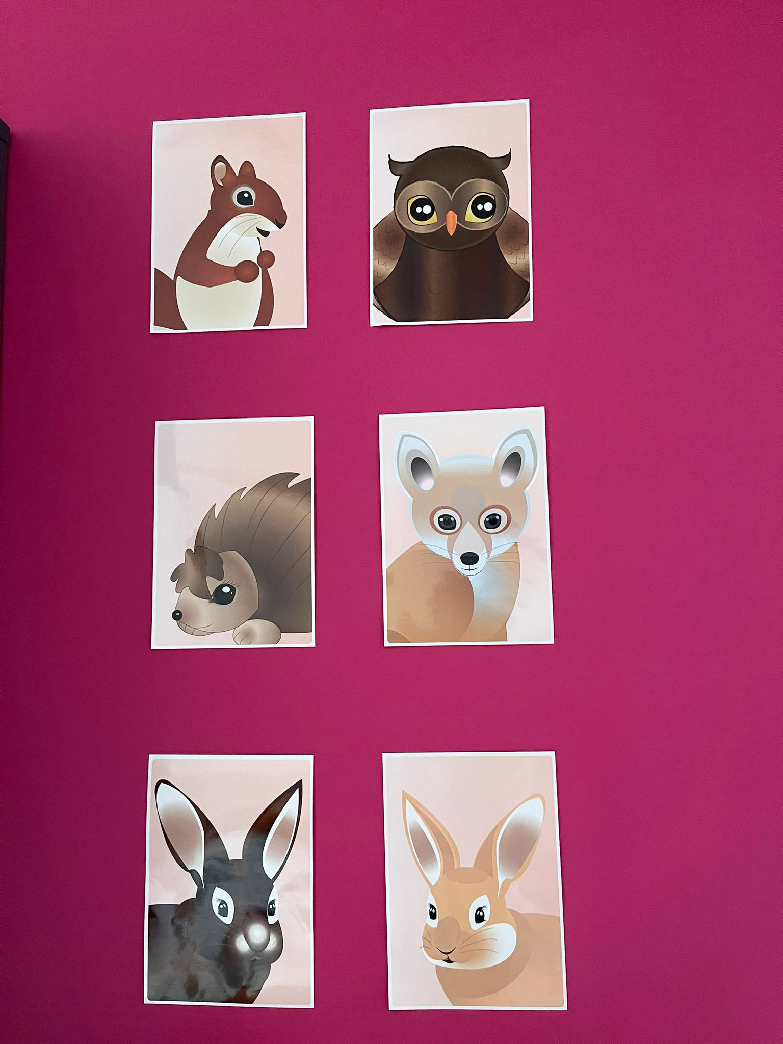Dierenposters (set van 6) - Afbeelding 3