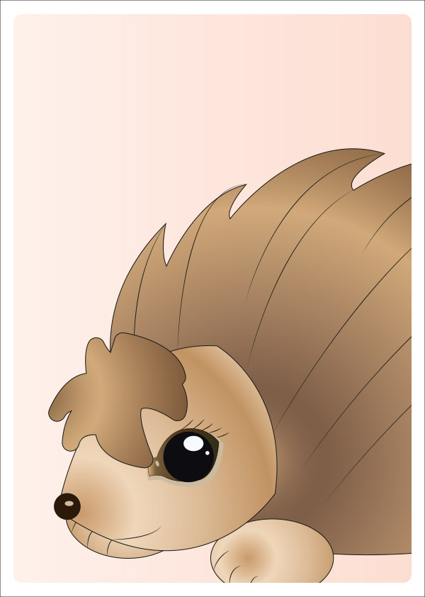 egel a4 dierenposter set