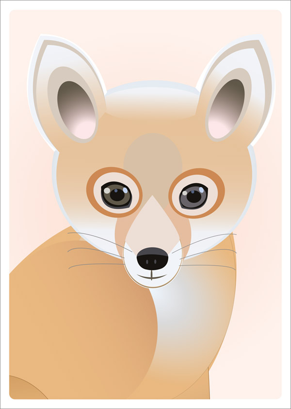 vos a4 dierenposter set