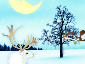 winterposter op a2 formaat voor de kinderkamer